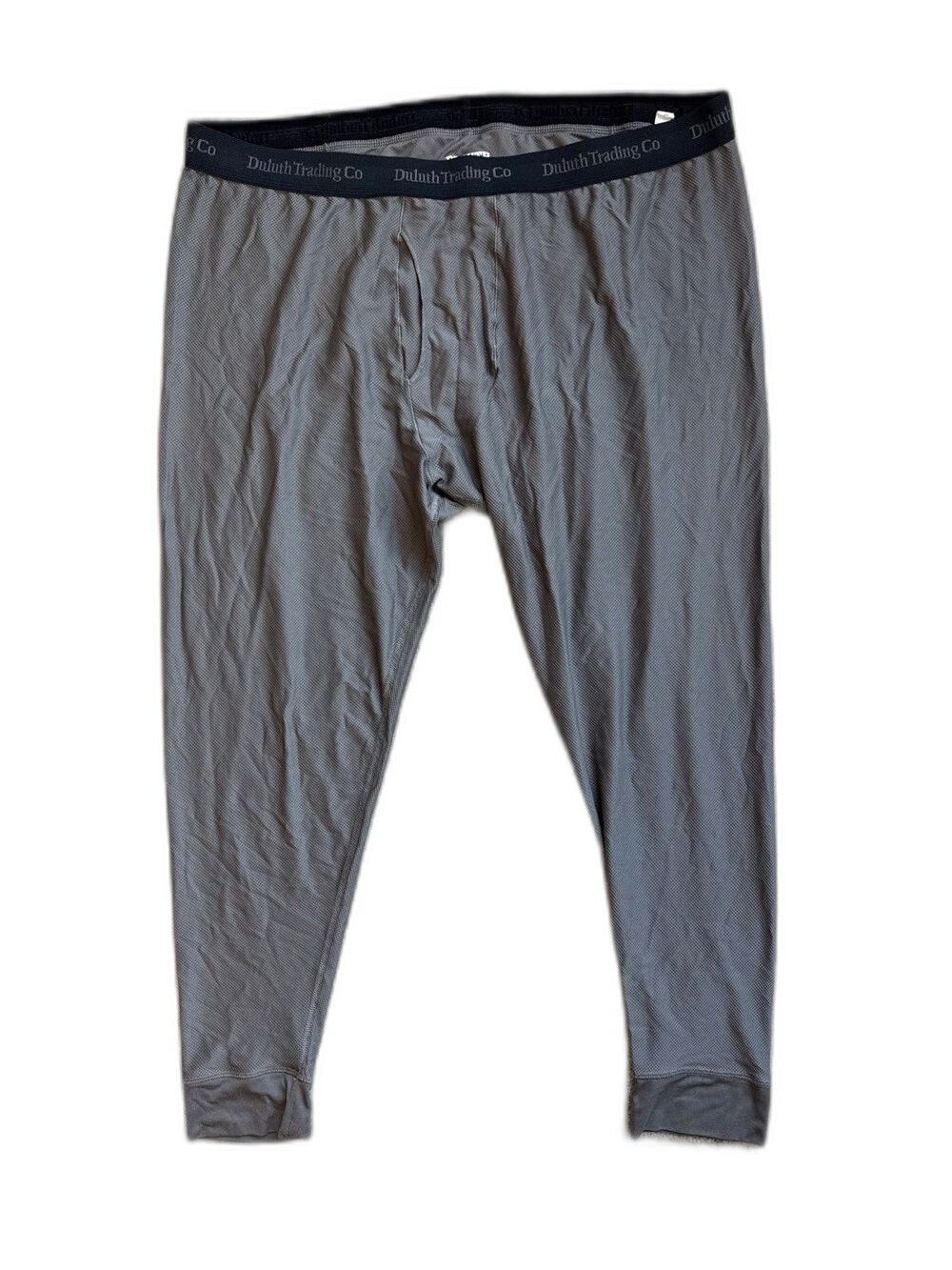 Duluth Trading Co Buck Naked Performance Base Layer Pant Men's 2XL Graphite Gray